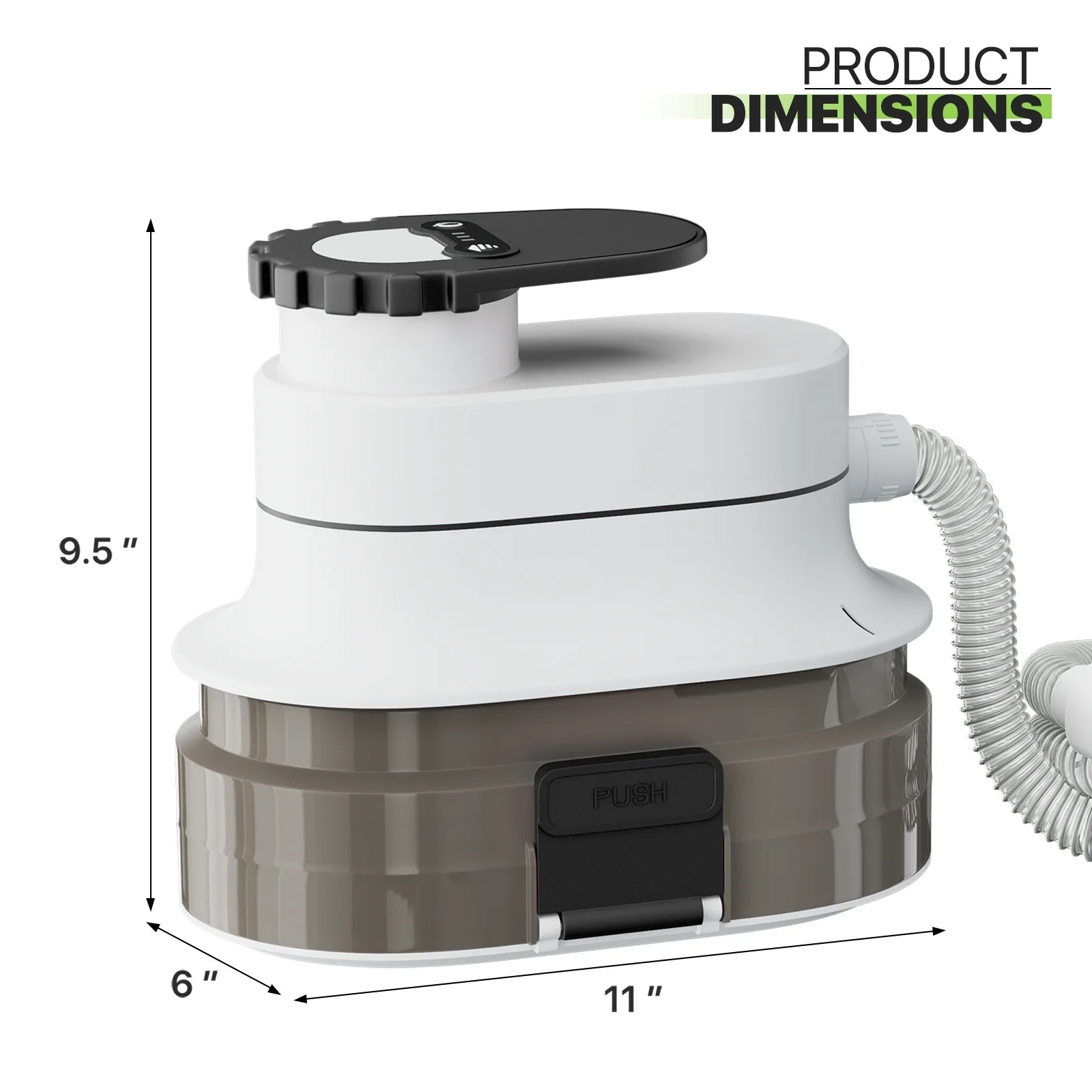 Pet Grooming Kit & Vacuum Suction 99% Pet Hair, Dog Grooming Kit with 6 Professional Grooming Shedding Tools for Dogs Cats and Other Animals, Black